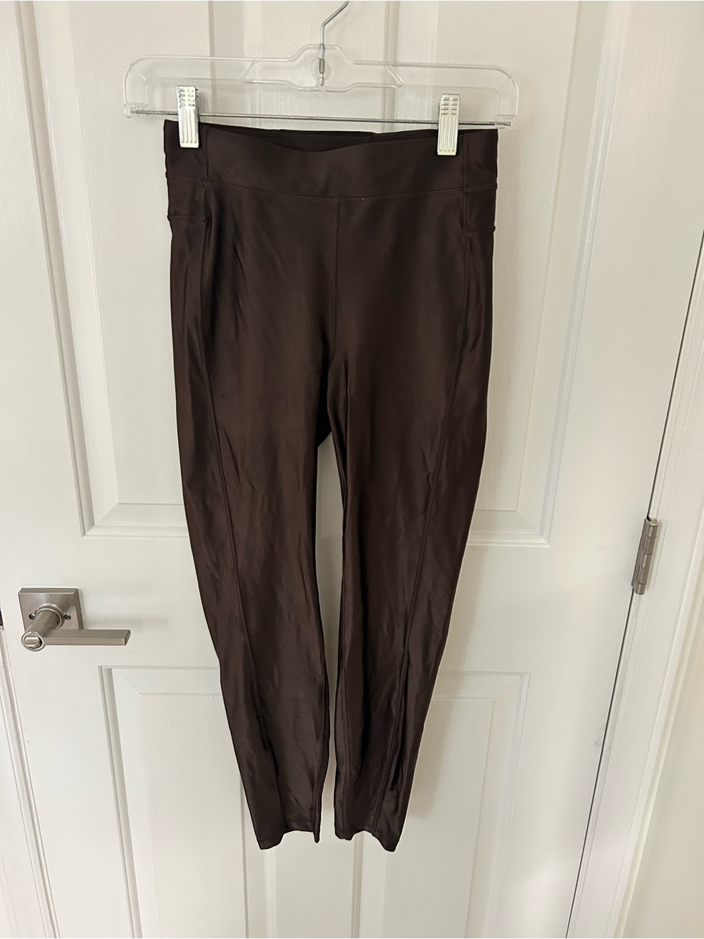 Lululemon Satin Shine High-Rise Leggings In Espresso - Picture 3 of 6